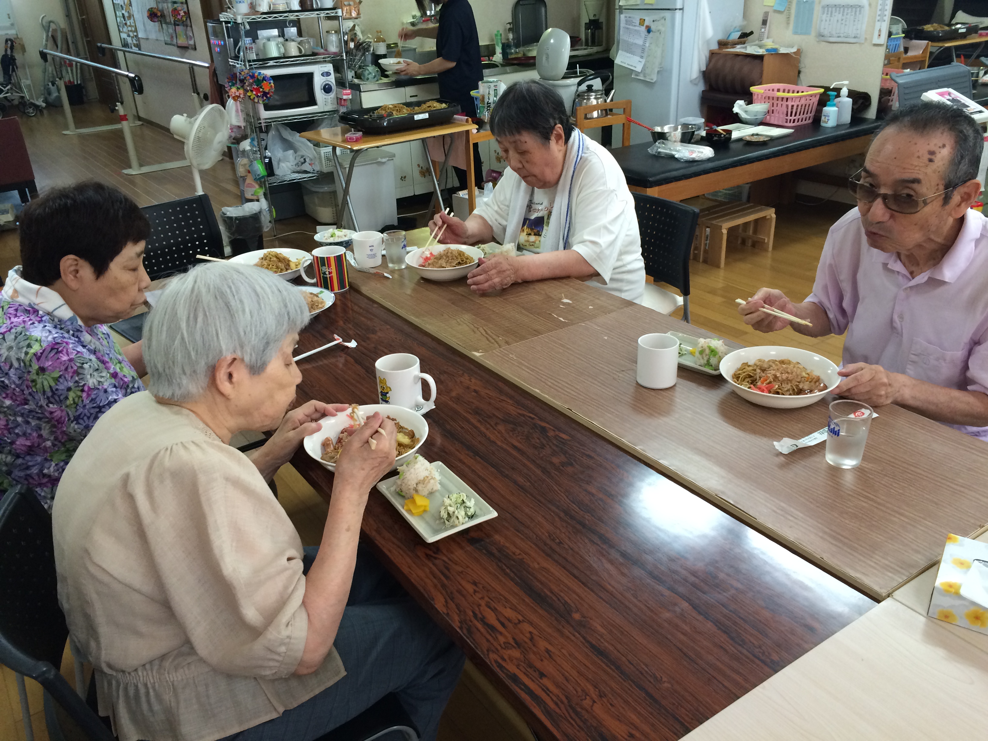 しっかり食べる♫|大阪府八尾市のデイサービス『くつろぎの里』